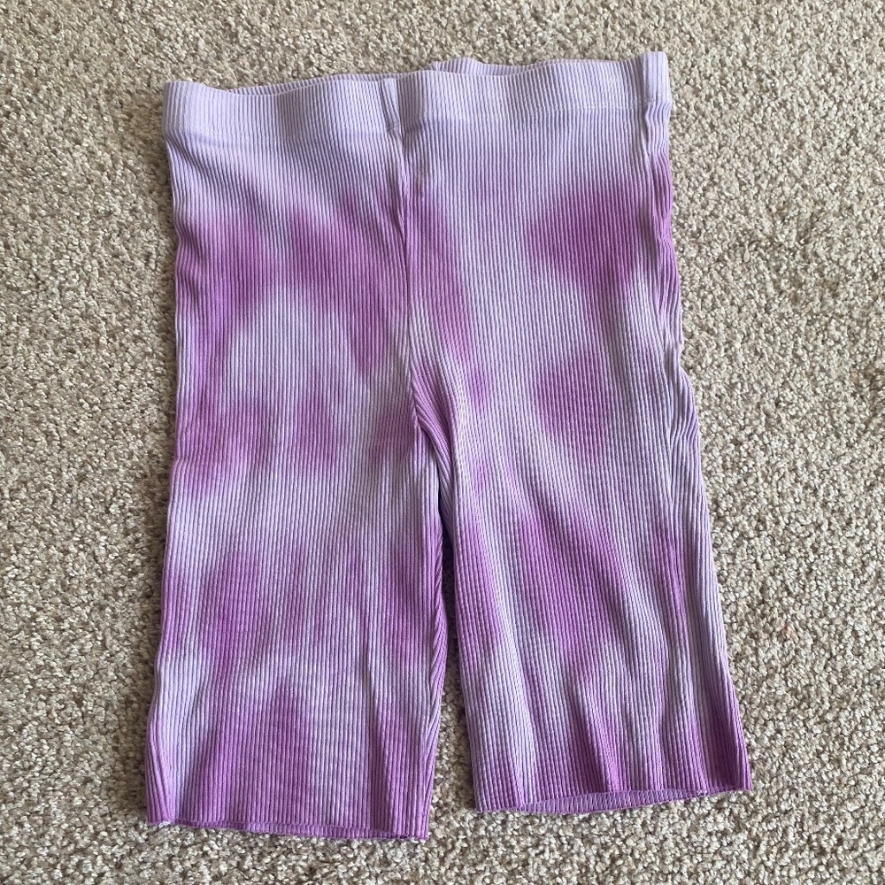Forever 21 Tie Dye Purple Biker Shorts Size S
